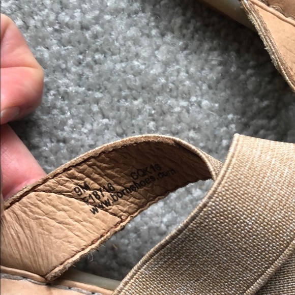 Born slide leather sandals - Picture 3 of 4